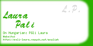 laura pali business card